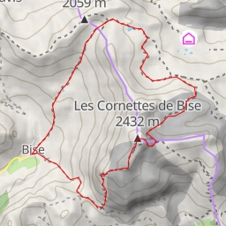 thumbnail for Cornettes de Bise Tour et sommet par le Saix Rouquin, depuis Bise