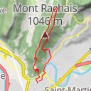 thumbnail for Mont Rachais Boucles sur le versant SE depuis Grenoble