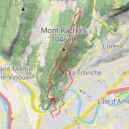 thumbnail for Mont Rachais Boucles sur le versant SE depuis Grenoble
