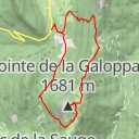 thumbnail for Pointe de la Galoppaz par le col de Combe Servenne et la face SE, retour par la face W