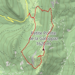 thumbnail for Pointe de la Galoppaz par le col de Combe Servenne et la face SE, retour par la face W