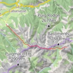 thumbnail for Pic de les Nou Fonts Traversée par les crêtes. De la vallée d'Eyne à Ull de Ter (HRP)