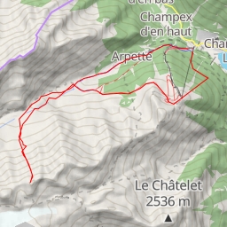 thumbnail for Aiguilles d'Arpette - Pointe 3059 m Couloir N