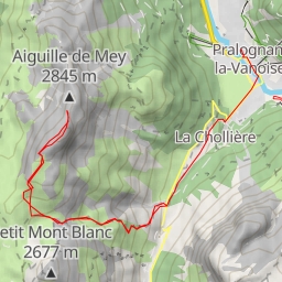 thumbnail for Aiguille de Mey Par la traversée des rochers de Plassa