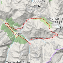 thumbnail for Col d'Invergneux En boucle - vallon d'Urtier >> vallon de Grauson