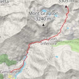 thumbnail for Pointe de Leppe Par le vallon Grauson et le col Vallonet