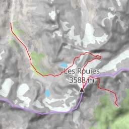 thumbnail for Les Rouies Par le versant W du Col de la Lavey