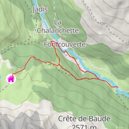 thumbnail for Refuge du Chardonnet En boucle depuis le Pont de la Souchère et les chalets de Fontcouverte