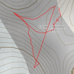 thumbnail for Col des Chasseurs (Peuterey) en boucle