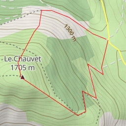 thumbnail for Le Chauvet Versant NE, par le bois du Chauvet
