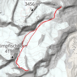 thumbnail for Strahlhorn Arête WNW (Voie Normale) de Britanniahütte