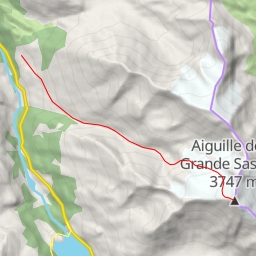 thumbnail for Aiguille de la Grande Sassière Face NW - depuis Chenal