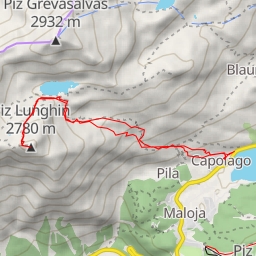 thumbnail for Piz Lunghin Par le Lac del Lunghin