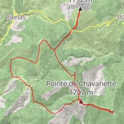 thumbnail for Pointe des Quatre Cantons 6 sommets depuis le Col de la Sinne