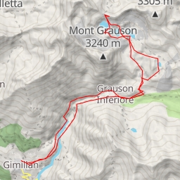 thumbnail for Col des Laures Depuis Gimillan en passant par les lacs