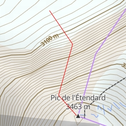 thumbnail for Pic de l'Étendard Écharpe N