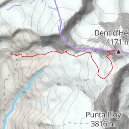 thumbnail for Dent d'Hérens Face SW et arête W