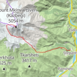 thumbnail for Казбек / მყინვარწვერი / Kazbek / Mqinvarcveri Voie Normale géorgienne