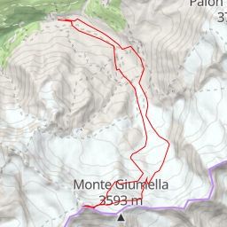 thumbnail for Punta San Matteo Versant N - depuis le refuge Forni ou Branca