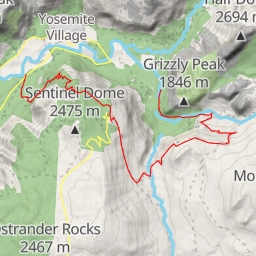 thumbnail for Glacier Point En boucle par the Four-Mile trail et Panorama trail