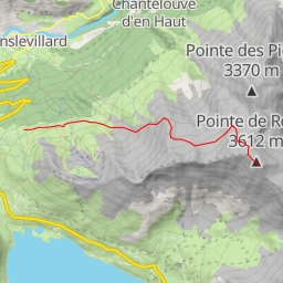 thumbnail for Pointe de Ronce Versant NW, depuis la route du Mont Cenis