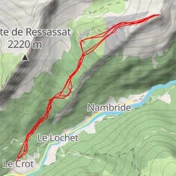 thumbnail for Pointe de Sans Bet Versant W