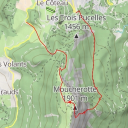 thumbnail for Le Moucherotte Face E en traversée - depuis St Nizier