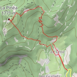 thumbnail for La Pinéa Face SE - depuis le Croz