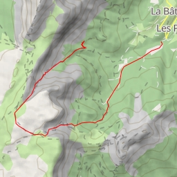 thumbnail for Rochers du Parquet - Peyre Rouge Tour de Peyre Rouge: Pas des Bachassons >> Pas de la Selle