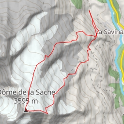 thumbnail for Dôme de la Sache Traversée Glacier de la Martin → Glacier S de la Gurraz