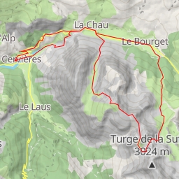 thumbnail for Cime de la Charvie Traversée Col de Chaude Maison → Cime de la Charvie → Combe de Lasseron depuis Cervières
