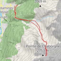 thumbnail for Pointe de Chaborgne Couloir NE