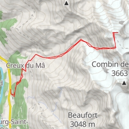 thumbnail for Petit Combin Couloir W du point 3629 m