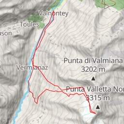 thumbnail for Pointe de la Valletta S Par le versant Valnontey