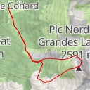 thumbnail for Pic N des Grandes Lanches Grand Couloir SW