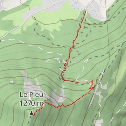 thumbnail for Pieu (ou le Bémont) Depuis le Charmas