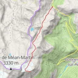 thumbnail for Pointe des Buffettes Versant N par le Glacier des Roches - depuis le Pont de la Neige
