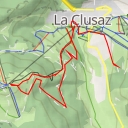 thumbnail for Pointe de Beauregard depuis La Clusaz, par le Bachal