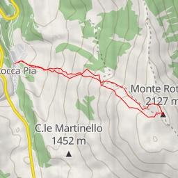 thumbnail for Monte Rotella Face WNW - depuis Rocca Pia