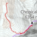 thumbnail for Chopicalqui Arête SW - Voie normale