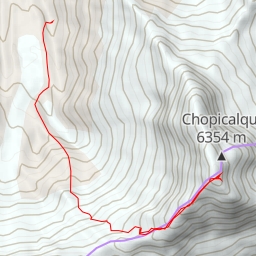 thumbnail for Chopicalqui Arête SW - Voie normale