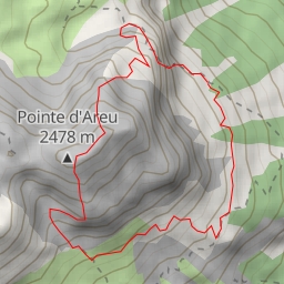 thumbnail for Pointe d'Areu Traversée NE > SE