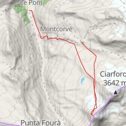 thumbnail for Bec de Montchair Face NW et arête NW