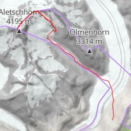 thumbnail for Aletschhorn Du Bivouac Mittelaletsch