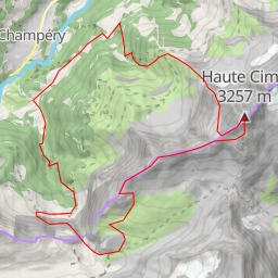 thumbnail for Dents du Midi - Haute Cime Pente et Arête des Lacs