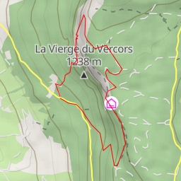 thumbnail for Roche rousse - Vierge du Vercors Via corda