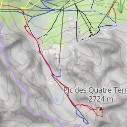 thumbnail for Pic des Quatre Termes Face SW Sabatier-Toureille