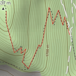 thumbnail for Le Châtel ou Bonnet de Calvin depuis Cordéac, par le col de la Brèche et l'arête sud