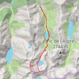 thumbnail for  Boucle Tristagne - Fourcat - Malcaras (depuis Pradières)