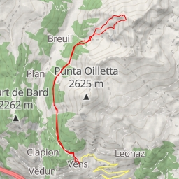 thumbnail for Mont Rouge de Vertosan Versant SW épaule 2754 m